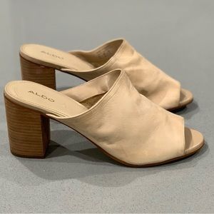Aldo Genuine Leather Mules